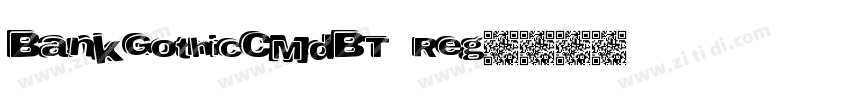 BankGothicCMdBT Reg字体转换